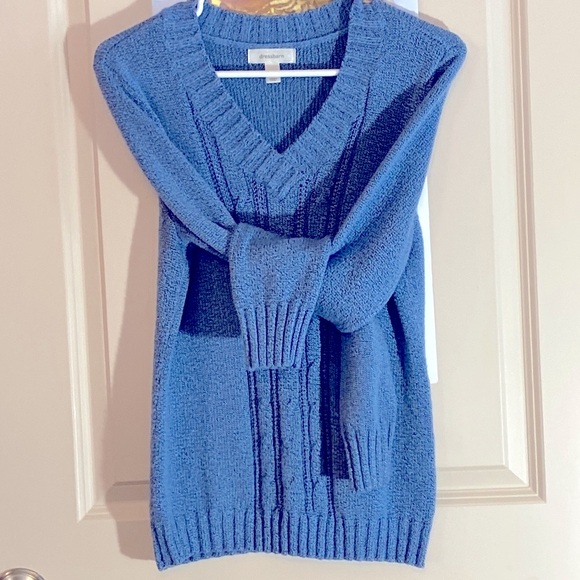 Dress Barn Sz-L VGU(1 owner) V-Neck Pull-on Sweater- Still Clean & Soft Like New - Picture 8 of 16